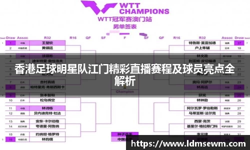 香港足球明星队江门精彩直播赛程及球员亮点全解析